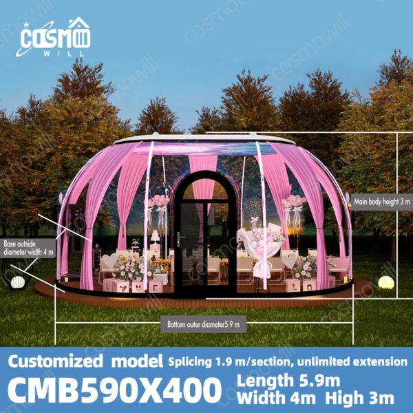 CM-B590X400 Dome Sunroom